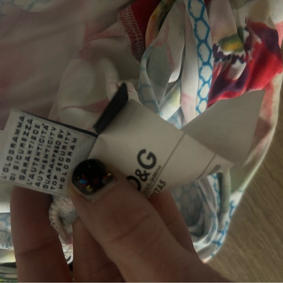 D&G Dolce & Gabbana Floral Tunic Dress - Small - Picture 8 of 8